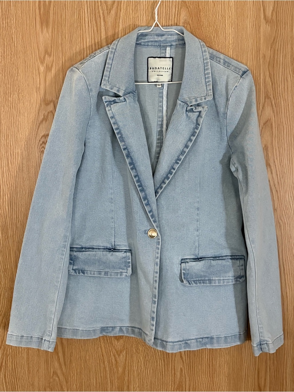 bagatelle Light Blue Denim Blazer Jacket